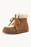 Suede Boots with Shoelaces Woman ILSE JACOBSEN FALCON CLAY 34
