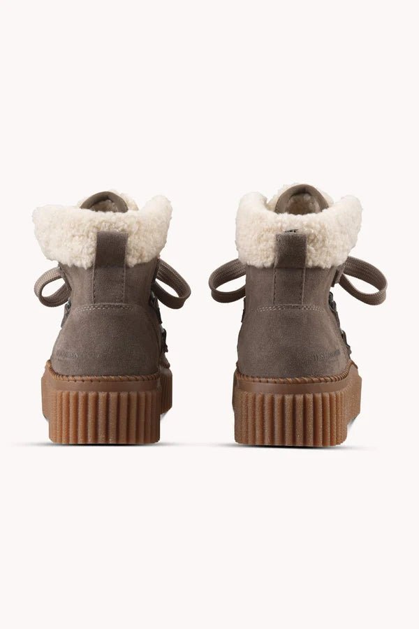 Suede Boots with Shoelaces Woman ILSE JACOBSEN