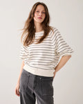 Sweater with a knitted-in stripe Sweater SUMMUM