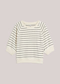 Sweater with a knitted-in stripe Sweater SUMMUM