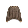 Sweatshirt in plaid jacquard Woman SUMMUM XS/TP MULTICOLOUR