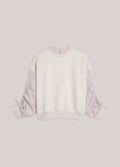 Sweatshirt with cotton sleeves Top SUMMUM