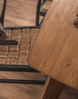 TABLE EROSION VIEUX TEAK Crusoe consigne