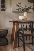 TABLE EROSION VIEUX TEAK Crusoe consigne