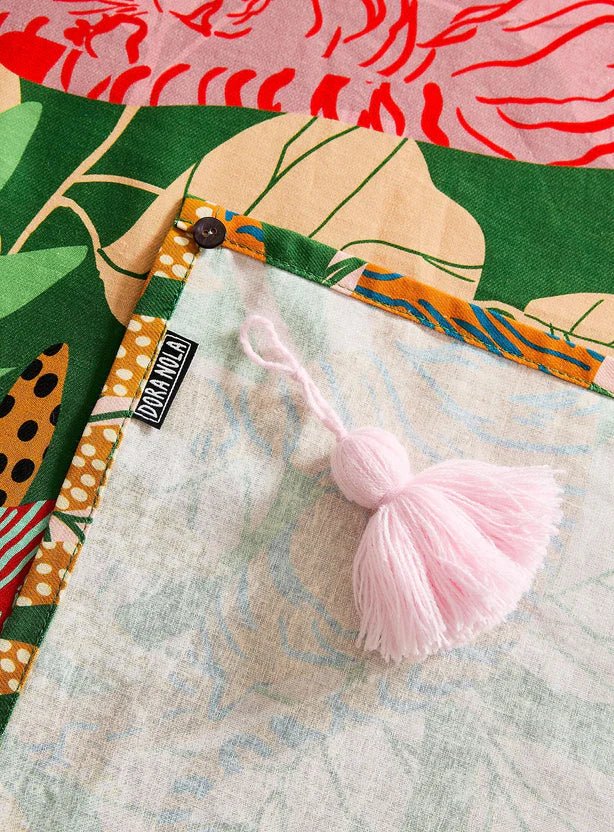 TABLECLOTH WITH TASSELS - Dora Nola DORA NOLA