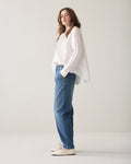 Tapered jeans with flap pockets Woman SUMMUM