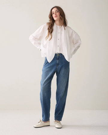 Tapered jeans with flap pockets Woman SUMMUM