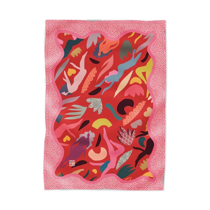 TEA TOWEL - DORA NOLA DORA NOLA Rouge