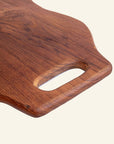 TEAK WOOD CUTTING BOARD WITH HANDLE Crusoe
