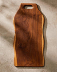 TEAK WOOD CUTTING BOARD WITH HANDLE Crusoe