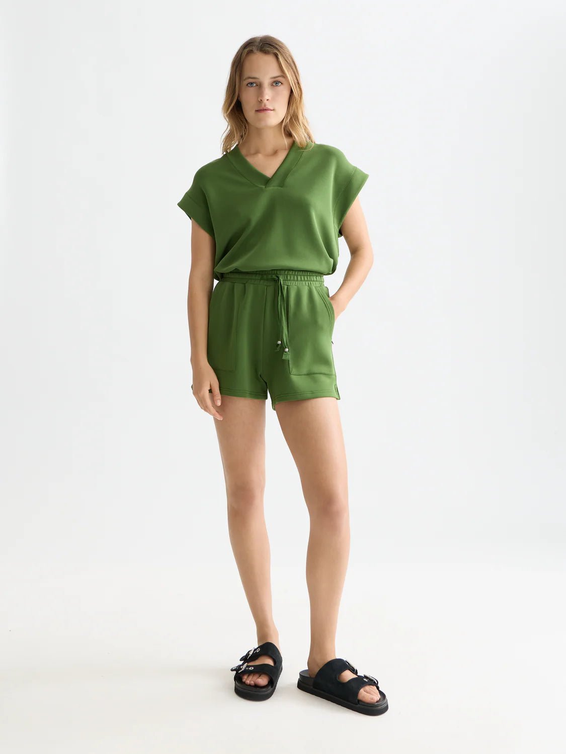 Tencel Shorts Scotch Soda Femme Garden Green XS