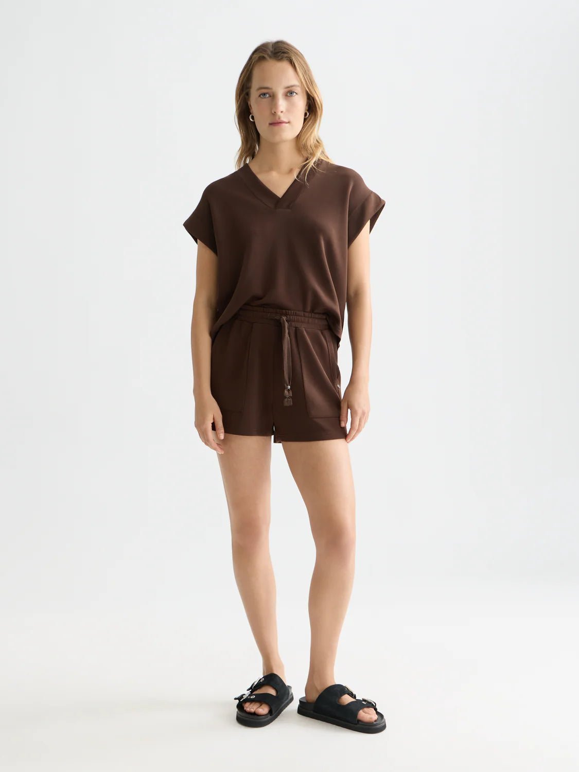 Tencel Shorts Scotch Soda Femme Hot Fudge XS