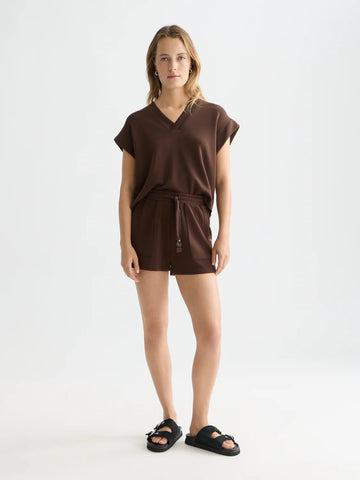 Tencel Shorts Scotch Soda Femme Hot Fudge XS