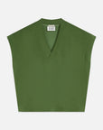 Tencel V-Neck Short Sleeve Sweater Woman Scotch Soda Femme