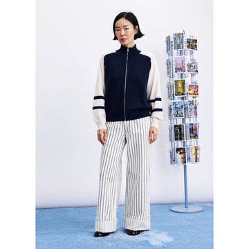 TIMBRE CARDIGAN Woman FRNCH BLEU MARINE XS