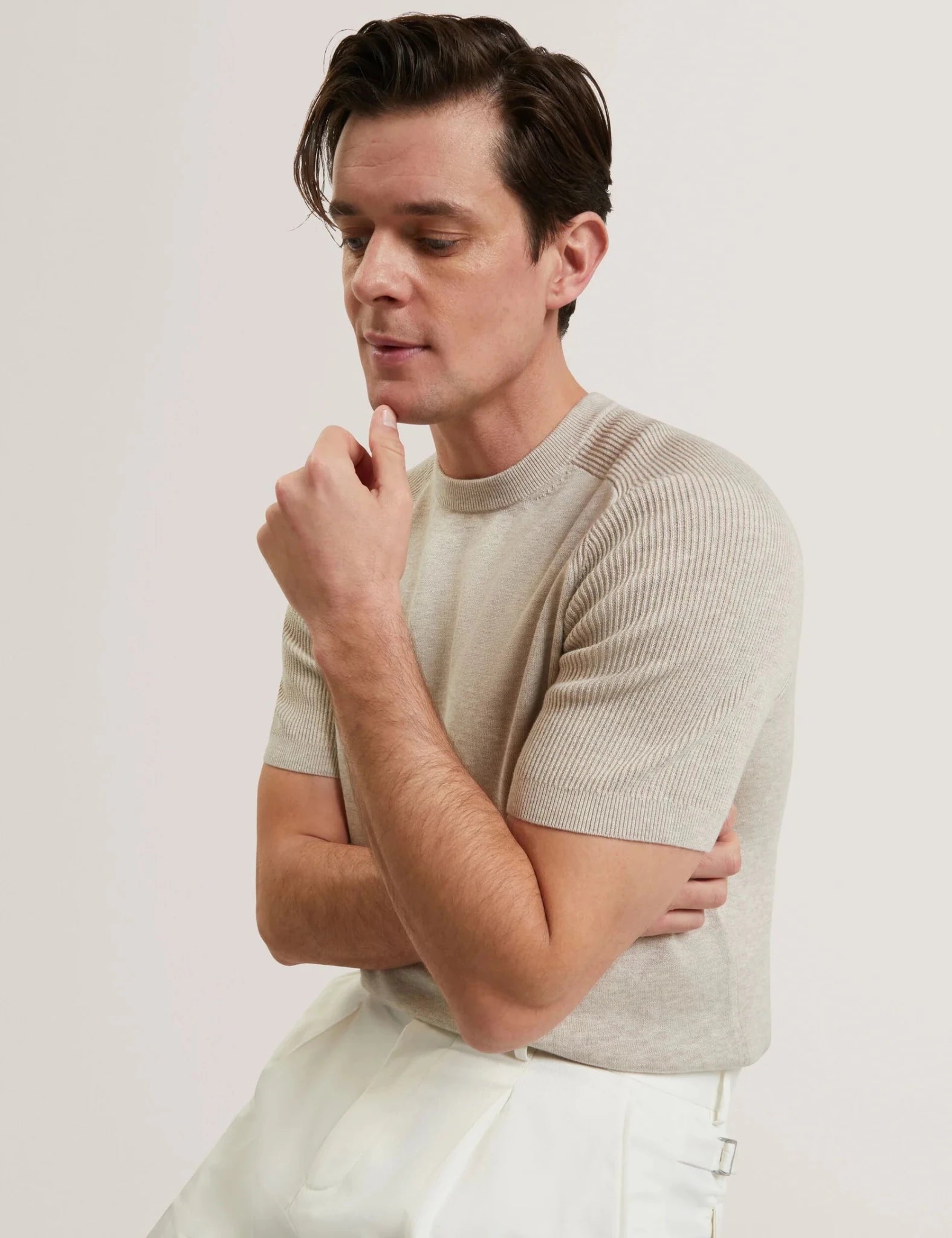 Torrent Men Knitwear Scotch Soda Homme Taupe 6