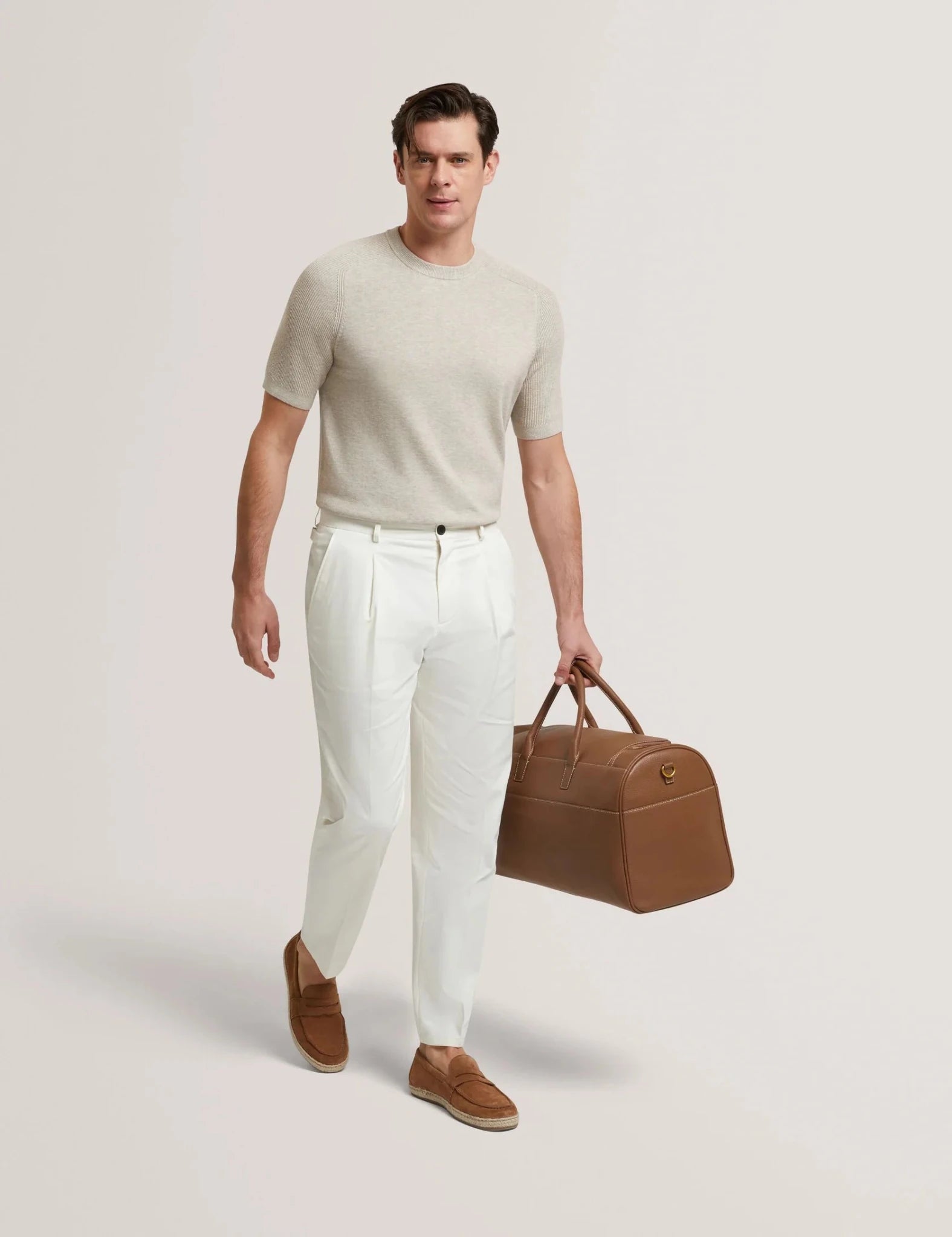 Torrent Men Knitwear Scotch Soda Homme Taupe 2