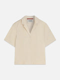 Towelling Short Sleeve Shirt Blouses Scotch Soda Femme