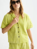 Towelling Short Sleeve Shirt Blouses Scotch Soda Femme