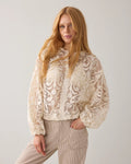 Transparent lace bomber jacket Outerwear SUMMUM