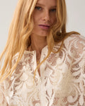 Transparent lace bomber jacket Outerwear SUMMUM