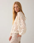Transparent lace bomber jacket Outerwear SUMMUM