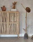 TREE BRANCH HOOK AND VOLCANIC STONE BASE Crusoe
