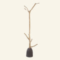 TREE BRANCH HOOK AND VOLCANIC STONE BASE Crusoe
