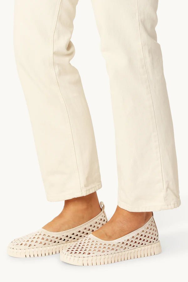 Tulip Electric Ballerina Footwear ILSE JACOBSEN Kit Pearled Ivory 42