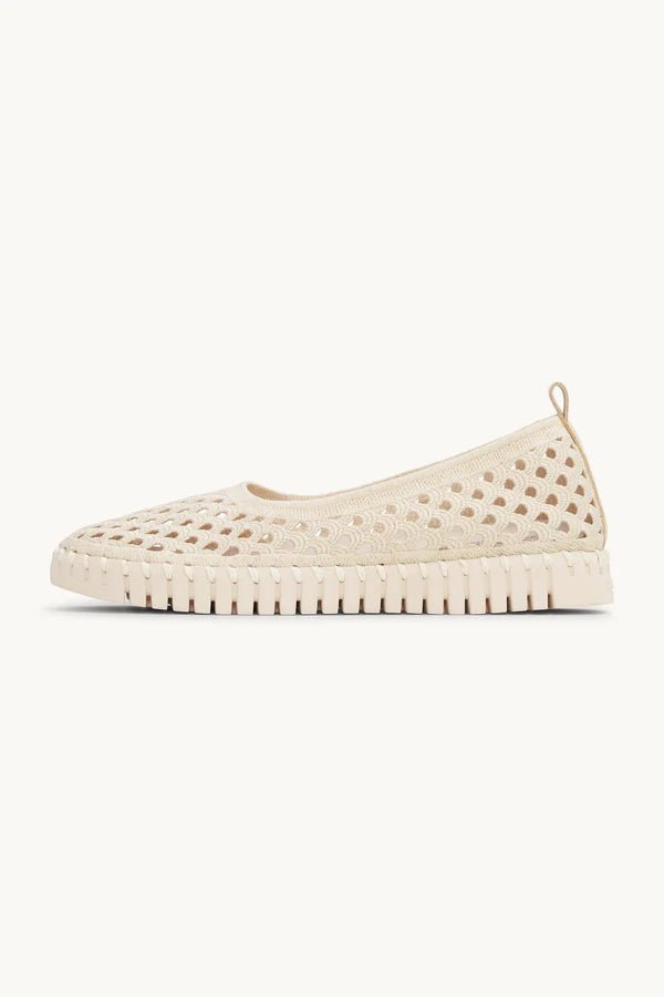 Tulip Electric Ballerina Footwear ILSE JACOBSEN Kit Pearled Ivory 37
