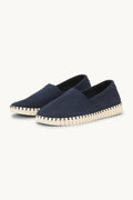 Tulip Espadrille Men ILSE JACOBSEN Dark Indigo Pearled Ivory 36