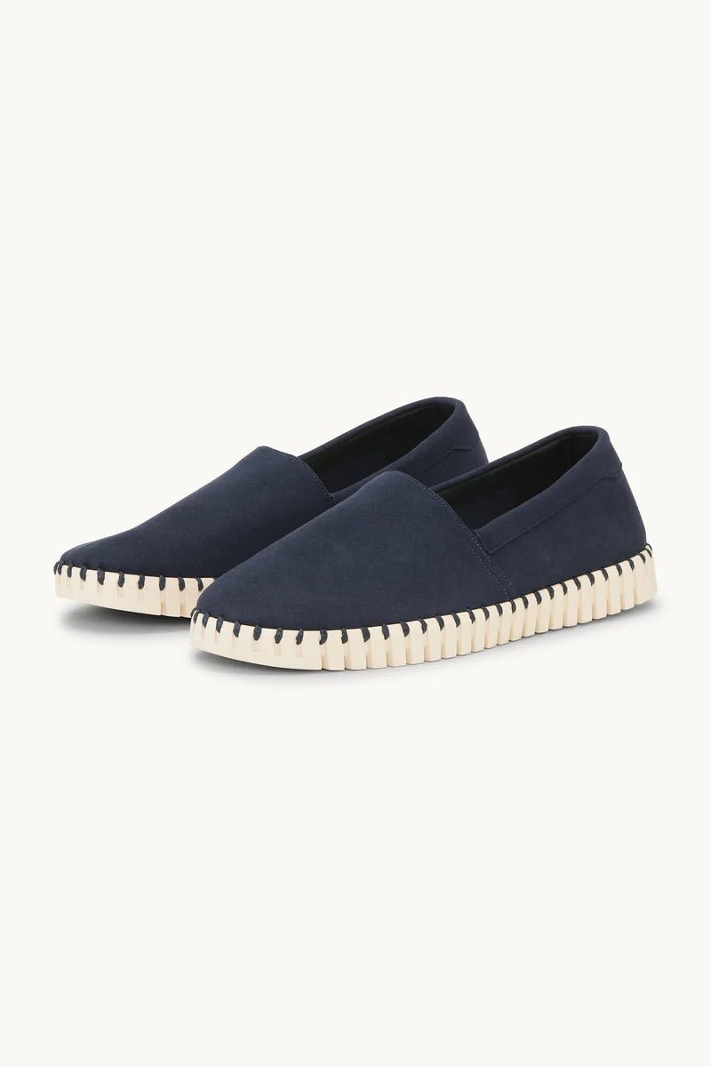 Tulip Espadrille Men ILSE JACOBSEN Dark Indigo Pearled Ivory 36