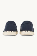 Tulip Espadrille Men ILSE JACOBSEN Dark Indigo Pearled Ivory 39