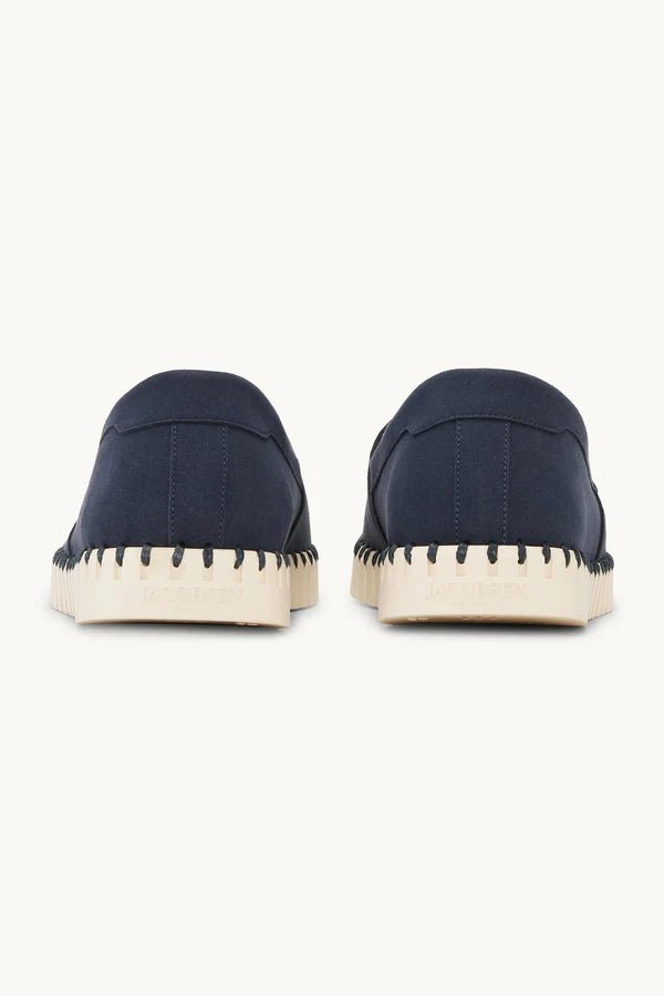 Tulip Espadrille Men ILSE JACOBSEN Dark Indigo Pearled Ivory 39