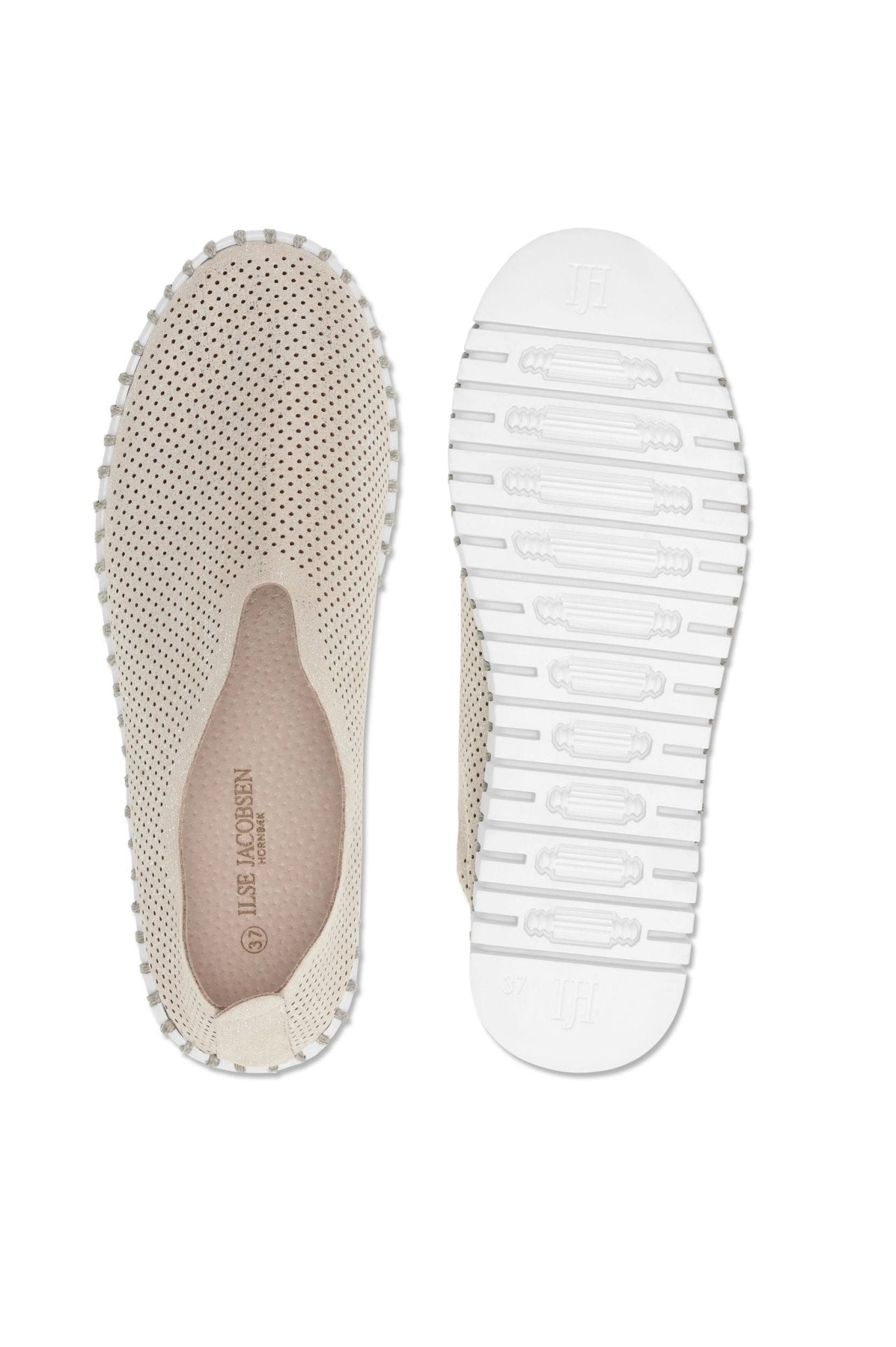 Tulip Glimmer Footwear ILSE JACOBSEN Silver White 42