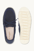Tulip Sailor Shoe ILSE JACOBSEN Dark Indigo Pearled Ivory 38