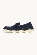 Tulip Sailor Shoe ILSE JACOBSEN Dark Indigo Pearled Ivory 37