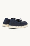 Tulip Sailor Shoe ILSE JACOBSEN Dark Indigo Pearled Ivory 36