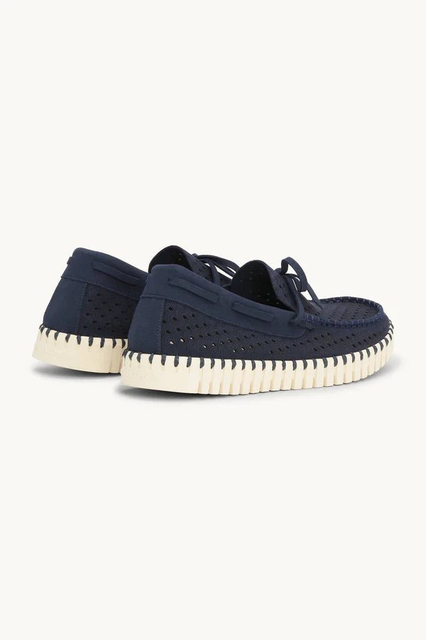 Tulip Sailor Shoe ILSE JACOBSEN Dark Indigo Pearled Ivory 36