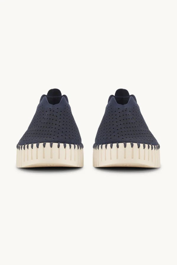 Tulip Slip-In On Plateau Sole Footwear ILSE JACOBSEN Dark Indigo 42