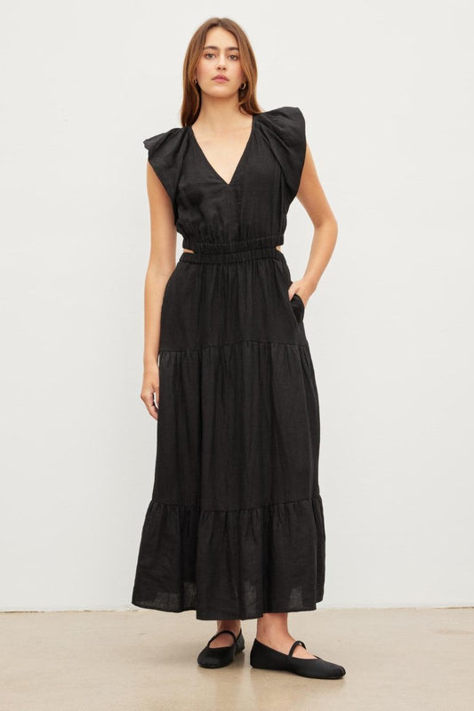 Velvet - GINGER DRESS IN BLACK women-accessories VELVET XS  