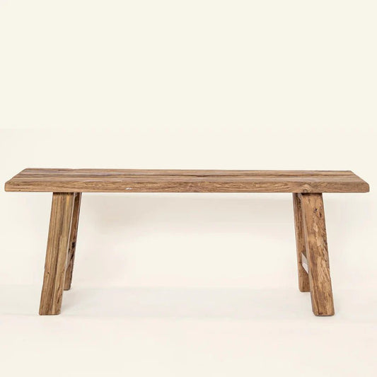 VINTAGE BENCH WITH A-LEGS chair Crusoe consigne Large