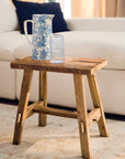 VINTAGE TEAK STOOL chair Crusoe