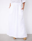 Vivienne linen skirt Woman Notshy BLANC S