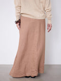 Vivienne linen skirt Notshy MOKA M