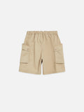 Washed Cotton-Blend Cargo Loose-Fit Bermuda Shorts Men Shorts Scotch Soda Homme