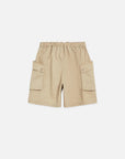 Washed Cotton-Blend Cargo Loose-Fit Bermuda Shorts Men Shorts Scotch Soda Homme