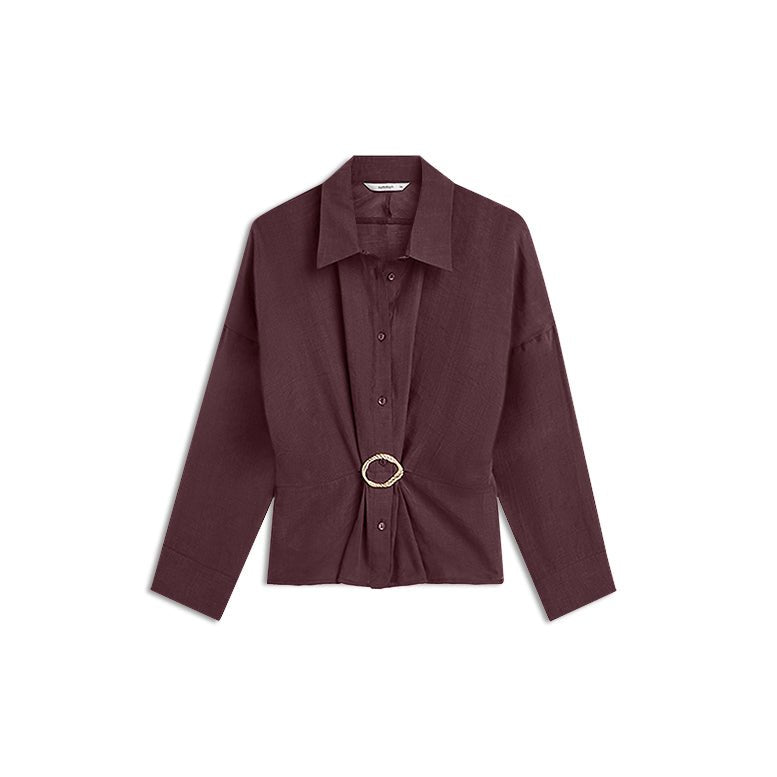 Wear-your-way blouse in lyocell Woman SUMMUM