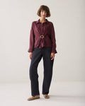 Wear-your-way blouse in lyocell Woman SUMMUM