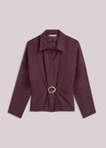 Wear-your-way blouse in lyocell Woman SUMMUM